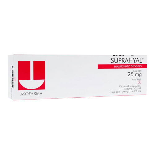 Suprahyal solución jeringa prellenada 25mg/2.5ml Suprahyal solución jeringa prellenada 25mg/2.5ml