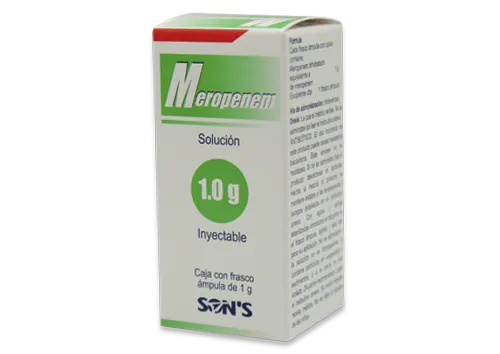 Meropenem 1 frasco con ámpula 1 g precio Meropenem 1 frasco con ámpula 1 g precio