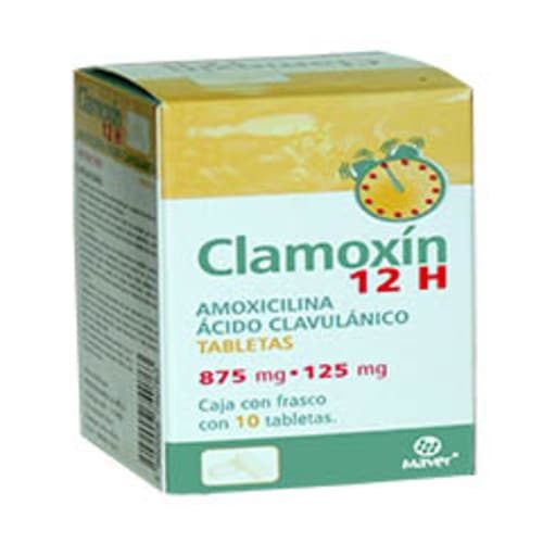 Clamoxin 12h 10 tabletas 875/125 mg precio Clamoxin 12h 10 tabletas 875/125 mg precio