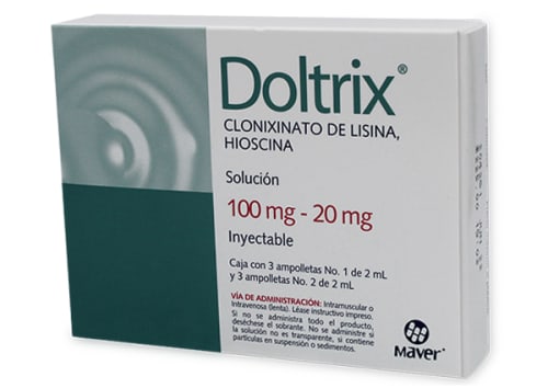 Compra Doltrix clonixinato de lisina, hioscina 100/20 mg con 3