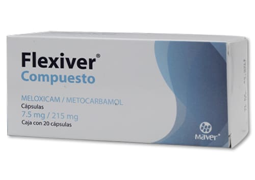Compra Flexiver compuesto meloxicam, metocarbamol 7.5/215 mg con 20 ...