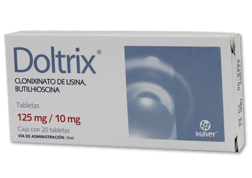 Compra Doltrix Clonixinato De Lisina Butilhioscina 12510 Mg Con 20 Tabletas En Prixz 0116