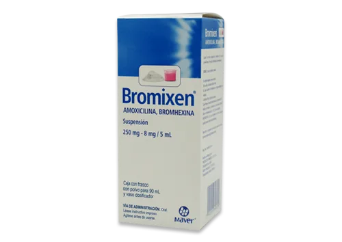 Amoxicilina 250 mg bromhexina 8 mg bromixen suspensión 90 ml frasco dosificador precio Amoxicilina 250 mg bromhexina 8 mg bromixen suspensión 90 ml frasco dosificador precio