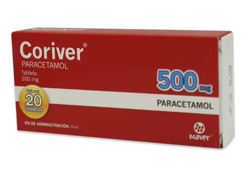 Comprar Coriver 20 Tabletas 500 Mg Prixz Farmacia A Domicilio