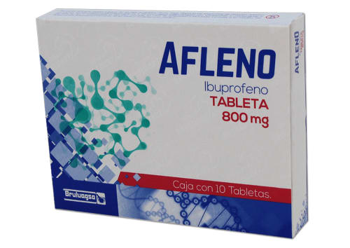 Afleno 10 tabletas 800 mg precio