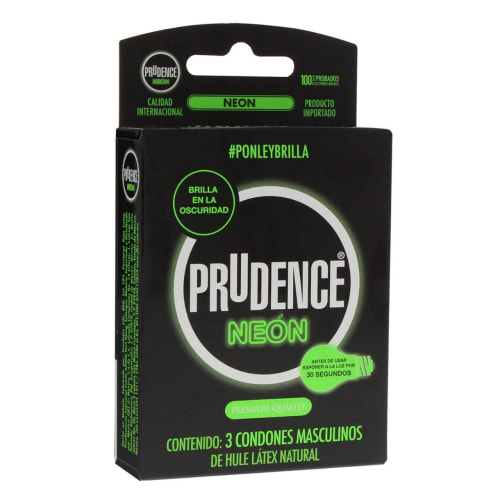 Prudence neon 1 caja 3 piezas Prudence neon 1 caja 3 piezas