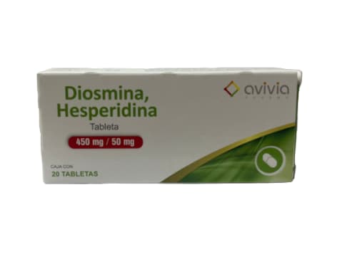 Diosmina/hesperidina avivi 20 tabletas 450/50mg precio Diosmina/hesperidina avivi 20 tabletas 450/50mg precio