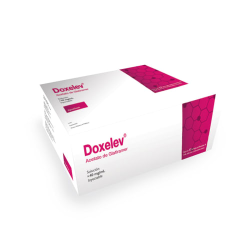 Doxelev 12 solución inyección acetato de glatiramer 40.0 mg precio