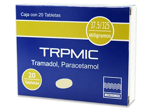 Trpmic 20 tabletas 37.5/325 mg precio Trpmic 20 tabletas 37.5/325 mg precio