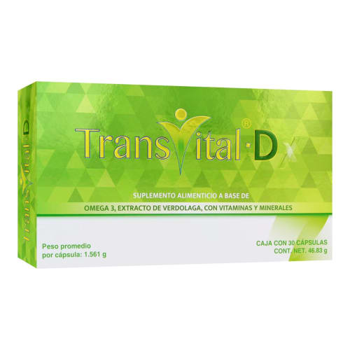 Transvital d suplemento 30 cápsulas Transvital d suplemento 30 cápsulas