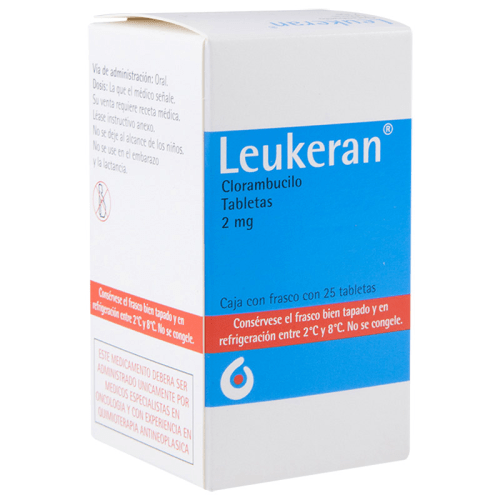 Leukeran 25 tabletas caja clorambucilo 2 mg precio Leukeran 25 tabletas caja clorambucilo 2 mg precio