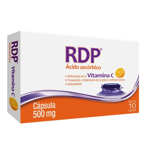 Rdp ácido ascórbico 10 capsulas 500 mg precio Rdp ácido ascórbico 10 capsulas 500 mg precio
