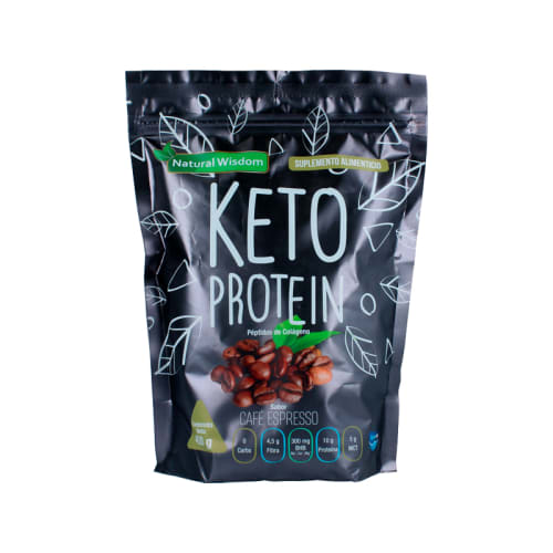 Comprar Natural wisdom keto protein péptidos de colágeno sabor café