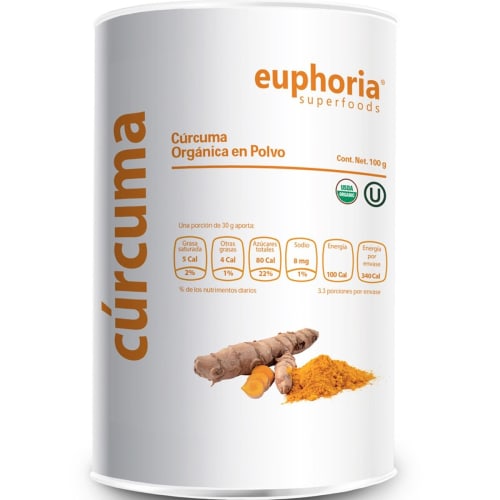 Comprar Euphoria superfoods curcuma en polvo organico 100 gr Prixz