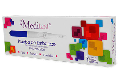 Meditest Prueba De Embarazo Contiene Prueba Tipo Pluma 2377