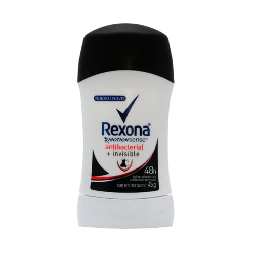 Desodorante rexona antibacterial+invisible 48h stick 45g precio Desodorante rexona antibacterial+invisible 48h stick 45g precio