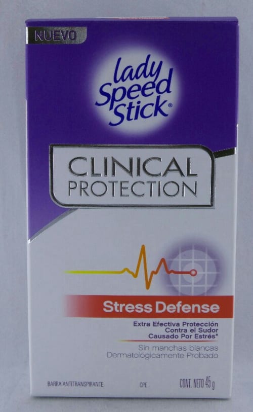 Desodorante lady speed stick clinic proteccion barra 45g precio Desodorante lady speed stick clinic proteccion barra 45g precio