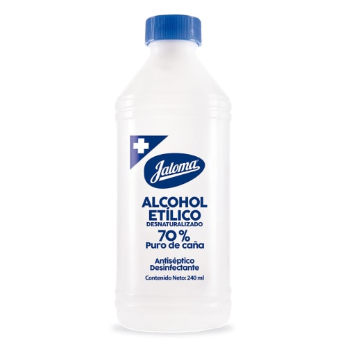 Alcohol desnaturalizado 70g jaloma botella 240ml precio Alcohol desnaturalizado 70g jaloma botella 240ml precio