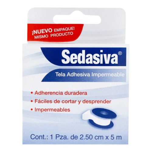 Sedasiva tela adhesiva 2.5cm x 5m 1 pieza blíster precio Sedasiva tela adhesiva 2.5cm x 5m 1 pieza blíster precio