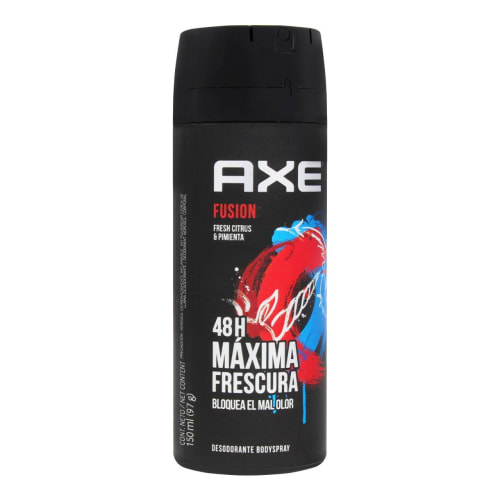 Axe fusion desodorante bodyspray para hombre 96 gr spray aerosol Axe fusion desodorante bodyspray para hombre 96 gr spray aerosol