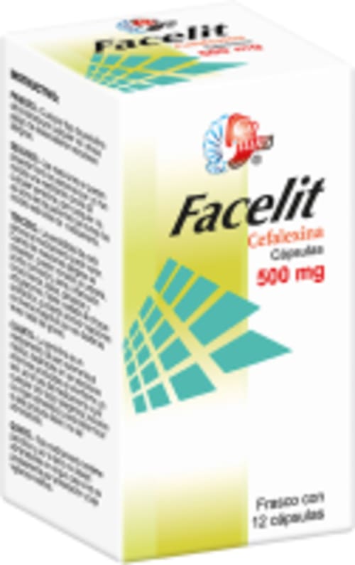 Facelit 12 capsulas 500 mg precio