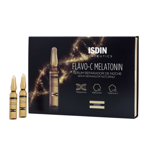 Isdin isdinceutics flavo-c melatonina noche 10 ampollas de 2 ml Isdin isdinceutics flavo-c melatonina noche 10 ampollas de 2 ml
