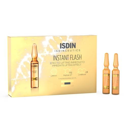 Isdin instant flash suero antiedad efecto lifting 5 piezas paquete Isdin instant flash suero antiedad efecto lifting 5 piezas paquete