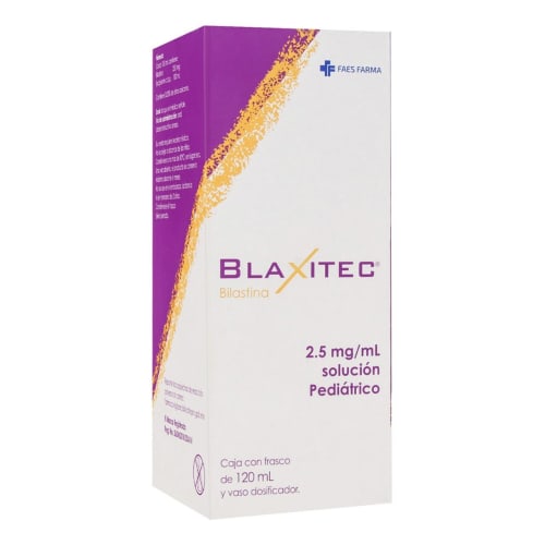Blaxitec solución pediátrica 2.5mg/ml frasco 120ml Blaxitec solución pediátrica 2.5mg/ml frasco 120ml
