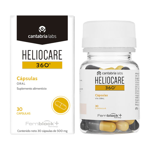 Heliocare 360º oral fernblock+ suplemento alimenticio 30 piezas frasco precio Heliocare 360º oral fernblock+ suplemento alimenticio 30 piezas frasco precio