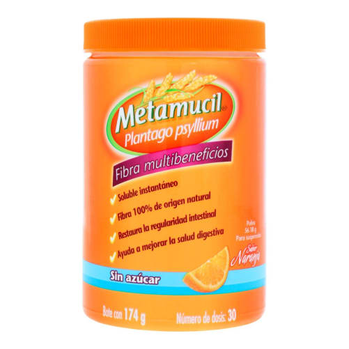 Metamucil Naranja 30 dosis precio