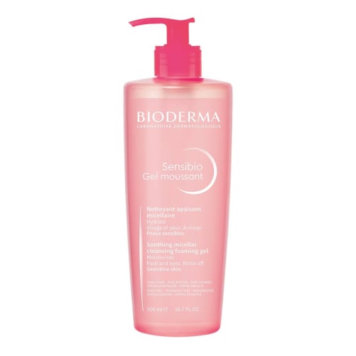 Bioderma Sensibio Gel Moussant, Gel Limpiador con Poder Hidratante Reforzado, 500 ml precio