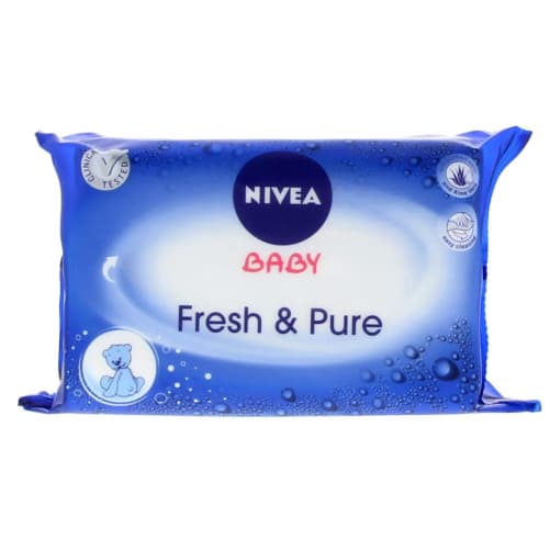 Nivea baby fresh & pure toallitas húmedas con 63 piezas precio