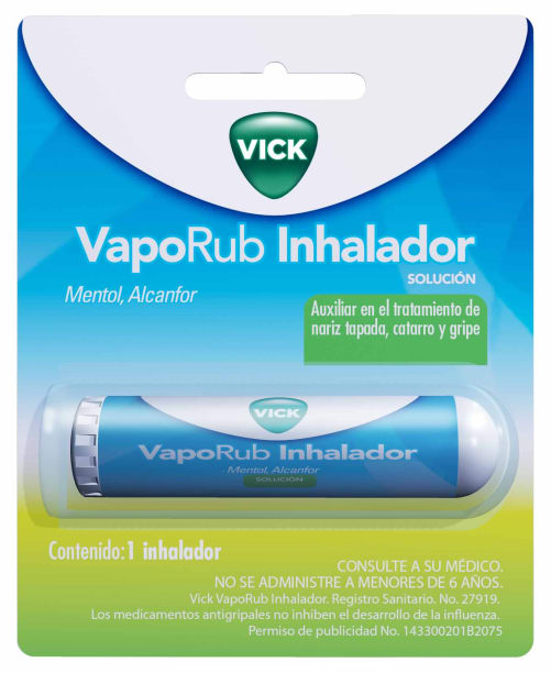 Vick VapoRub inhalador nasal 1 pieza precio