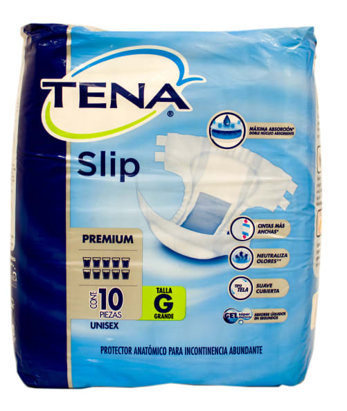 Panal Tena Slip Maxi Protec Grande C/10 Pzas precio