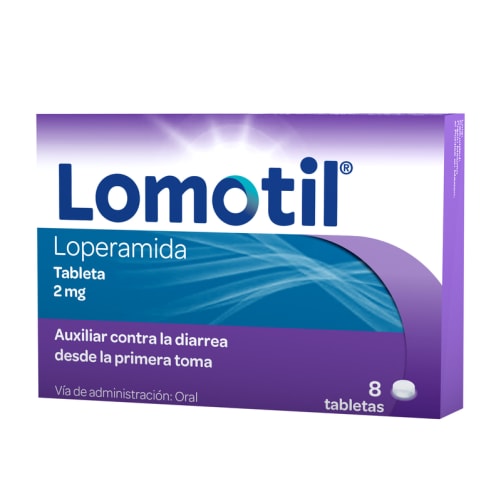 Lomotil 2 mg con 8 tabletas precio