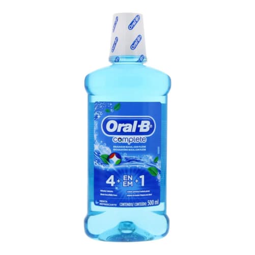 Oral-b complete enjuague bucal sin alcohol 500 ml precio