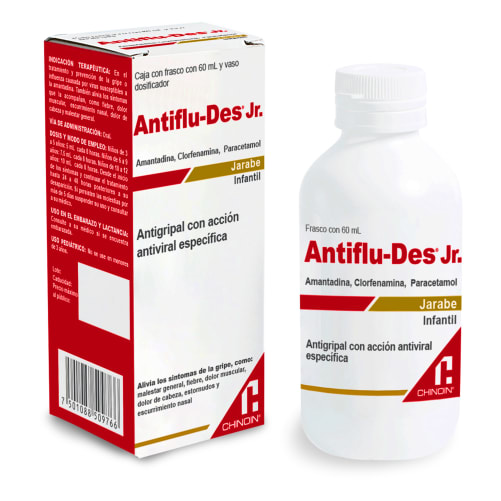 Antiflu-Des Jr antigripal infantil solución 60 ml precio