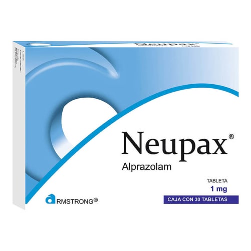 Neupax alprazolam 1 mg con 30 tabletas
