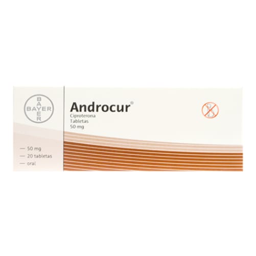 Androcur 50 mg oral 20 tabletas precio