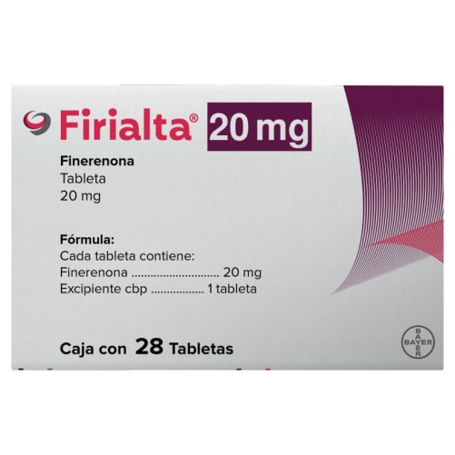 Firialta finerenona 20 mg con 28 tabletas precio