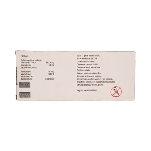 Comprar Fosamax Plus cido Alendr nico 70 Mg Con 4 Comprimidos Prixz