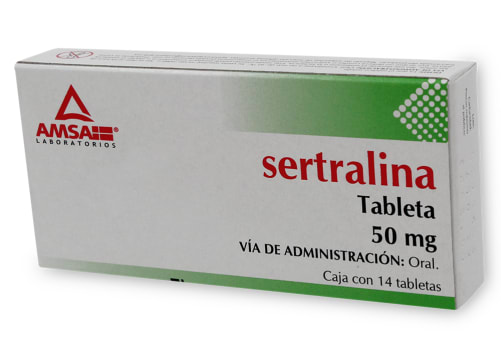 Sertralina 50 mg con 14 tabletas precio