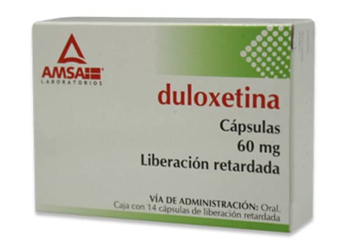 Duloxetina 60 mg con 14 cápsulas precio