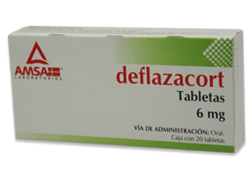 Deflazacort 6 mg con 20 tabletas precio