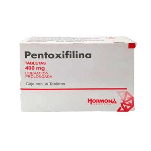 Pentoxifilina 400 mg con 30 tabletas Fastfarma
