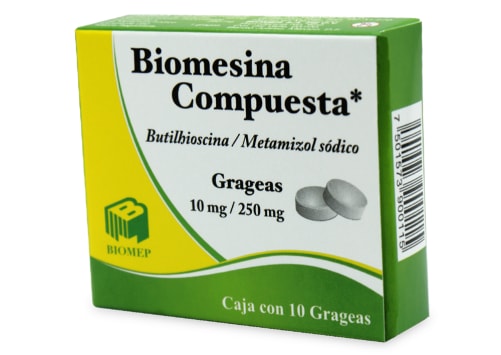 Biomesina Compuesta 10Mg 10 Grageas precio