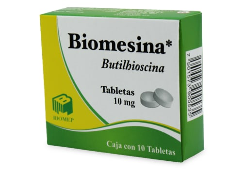 Biomesina butilhioscina 10 mg con 10 tabletas precio