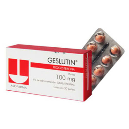 Geslutin 100 mg 30 perlas precio