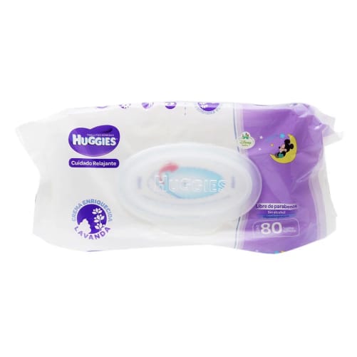 Toallas humedas Huggies Cuidado Relajante 80 piezas precio