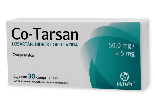 Co-Tarsan 50Mg/12.5Mg 30 Comp precio